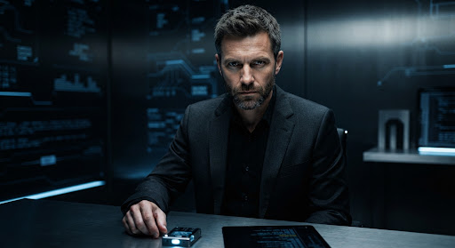 Portrait of Dr. Aris Thorne, Head of Security Architecture