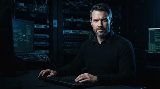 Portrait of Marcus Thorne, Director of Platform