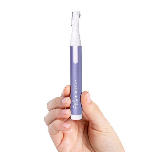 Plum Beauty Personal Hair Trimmer, Painless Hair Removal, Compact, Portable Design